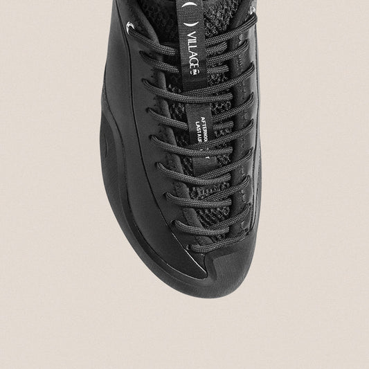 1PM skate shoe by VILLAGE PM featuring climbing rubber